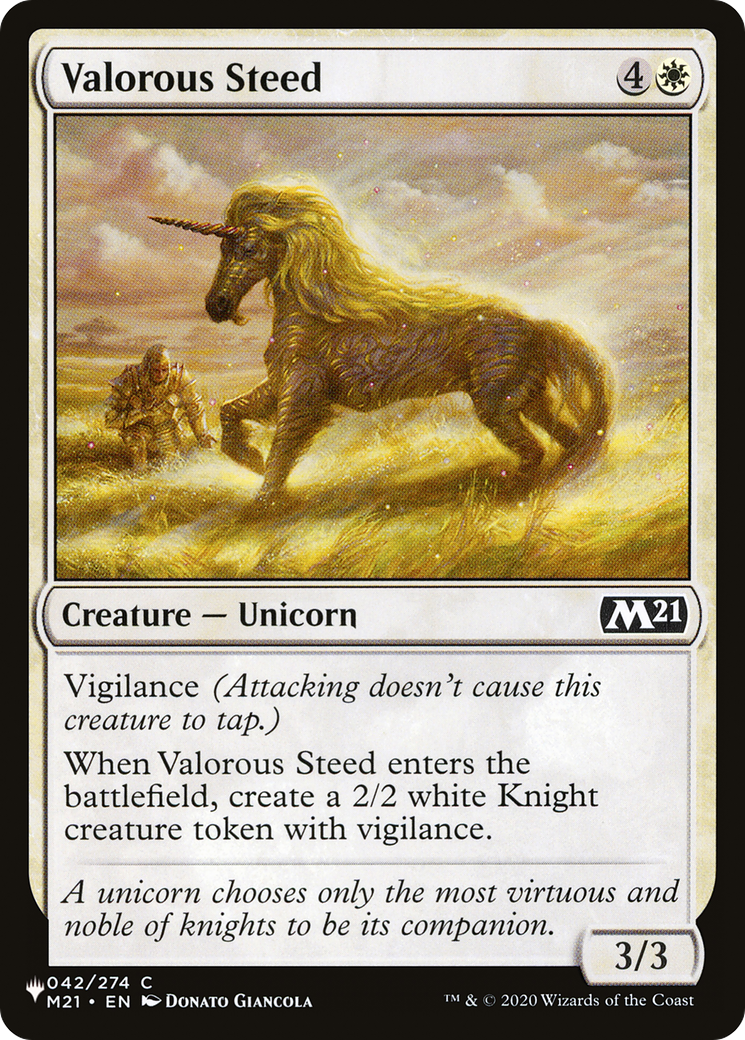 Valorous Steed [The List] | Dragon's Lair Comics and Fantasy Houston TX