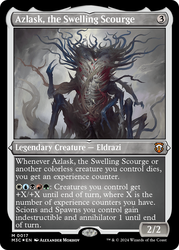 Azlask, the Swelling Scourge (Foil Etched) [Modern Horizons 3 Commander] | Dragon's Lair Comics and Fantasy Houston TX
