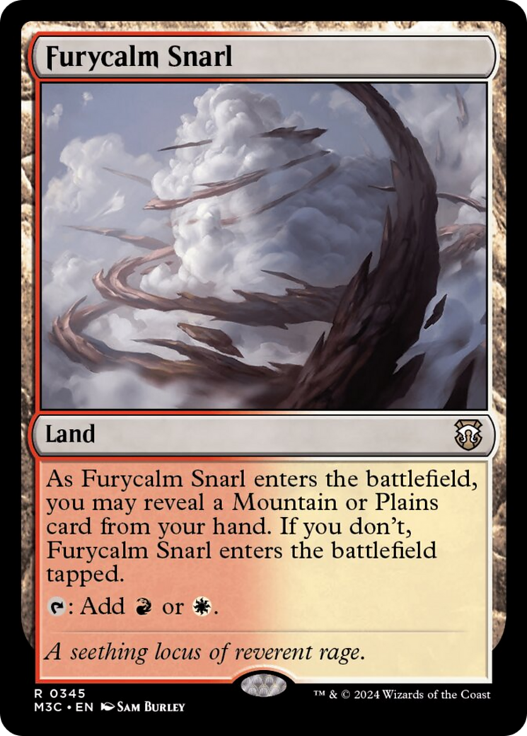 Furycalm Snarl (Ripple Foil) [Modern Horizons 3 Commander] | Dragon's Lair Comics and Fantasy Houston TX