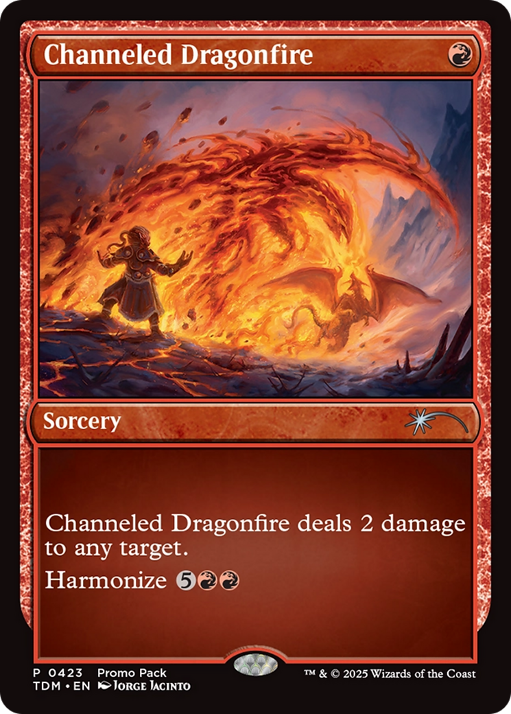 Channeled Dragonfire [Tarkir: Dragonstorm] | Dragon's Lair Comics and Fantasy Houston TX