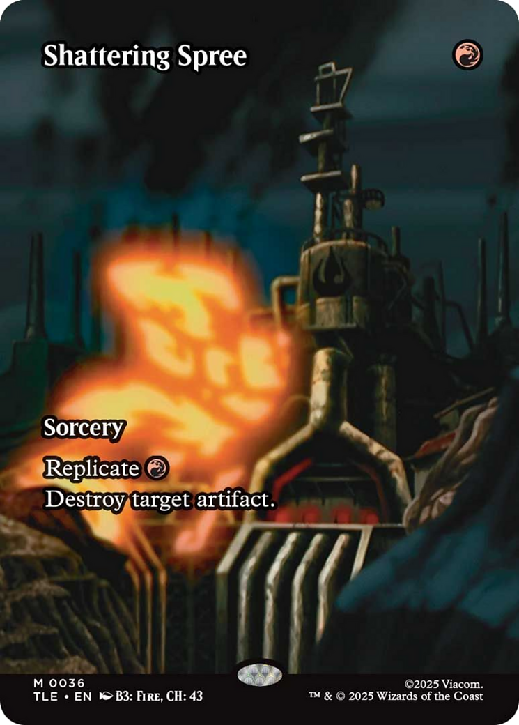 Shattering Spree (Borderless) [Avatar: The Last Airbender: Eternal-Legal] | Dragon's Lair Comics and Fantasy Houston TX