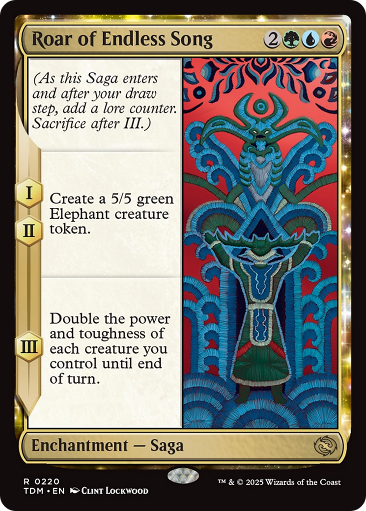 Roar of Endless Song [Tarkir: Dragonstorm] | Dragon's Lair Comics and Fantasy Houston TX