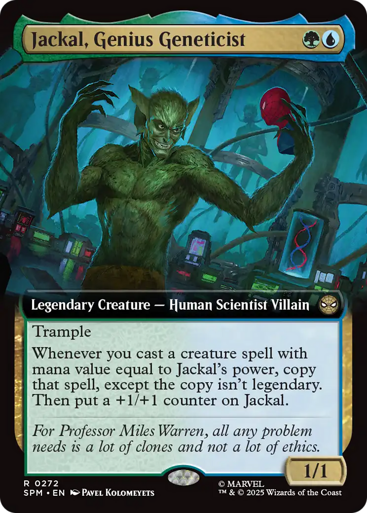 Jackal, Genius Geneticist (Extended Art) [Marvel's Spider-Man] | Dragon's Lair Comics and Fantasy Houston TX