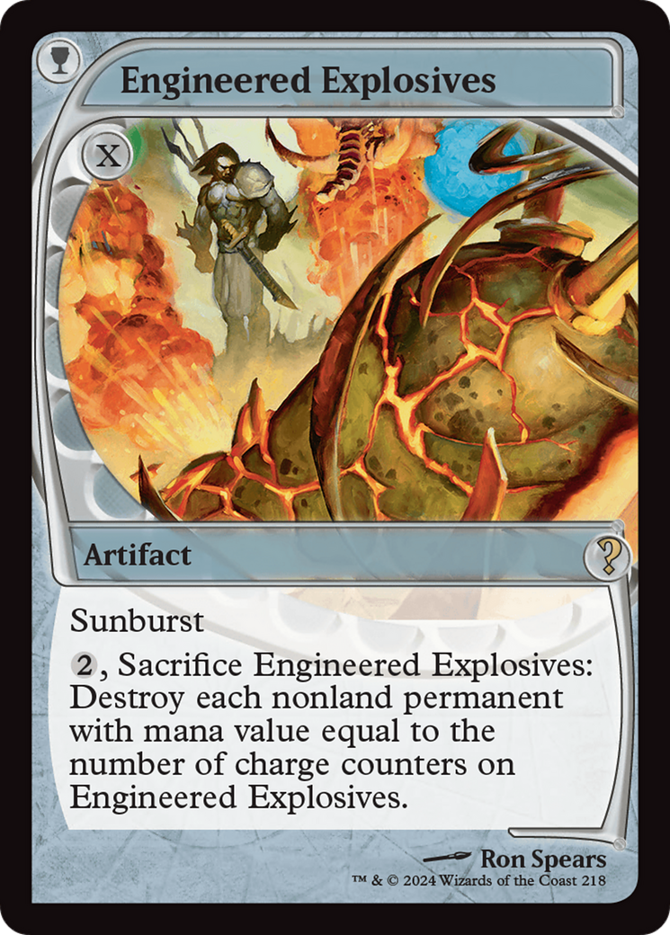Engineered Explosives (Future Sight) [Mystery Booster 2] | Dragon's Lair Comics and Fantasy Houston TX