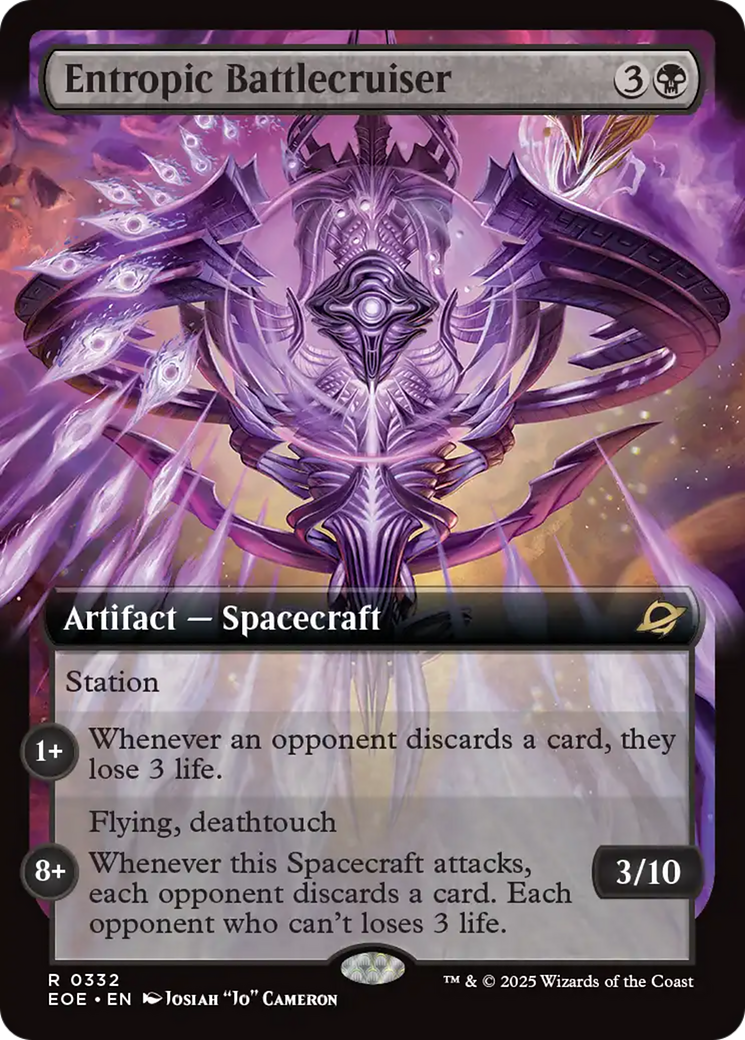 Entropic Battlecruiser (Extended Art) [Edge of Eternities] | Dragon's Lair Comics and Fantasy Houston TX