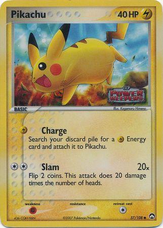 Pikachu (57/108) (Stamped) [EX: Power Keepers] | Dragon's Lair Comics and Fantasy Houston TX