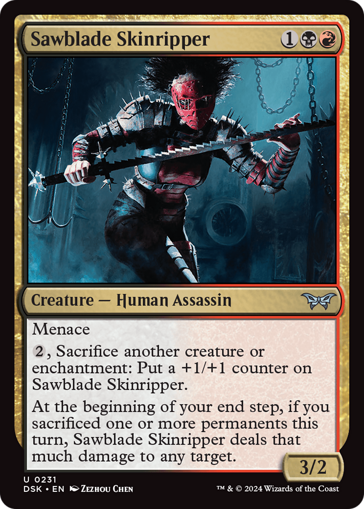 Sawblade Skinripper [Duskmourn: House of Horror] | Dragon's Lair Comics and Fantasy Houston TX