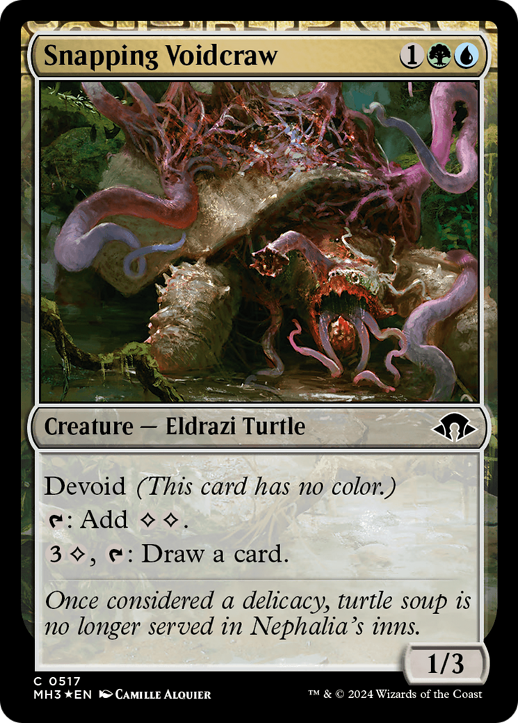 Snapping Voidcraw (Ripple Foil) [Modern Horizons 3] | Dragon's Lair Comics and Fantasy Houston TX