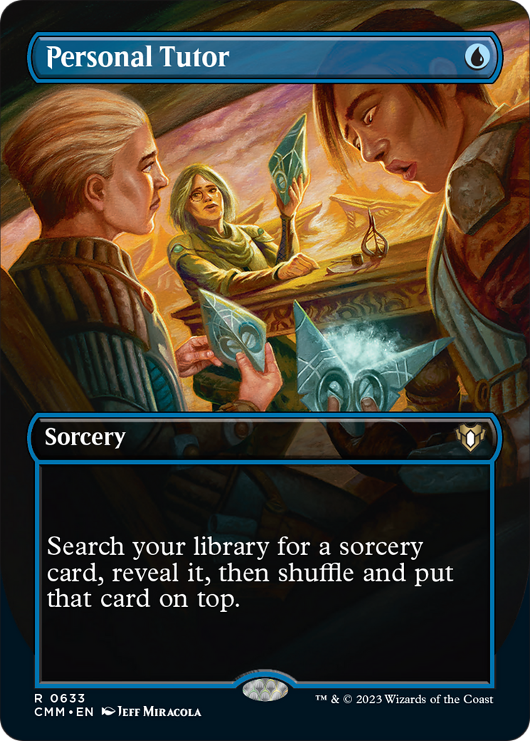 Personal Tutor (Borderless) [Commander Masters] | Dragon's Lair Comics and Fantasy Houston TX
