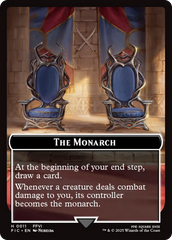 The Blackjack // The Monarch Double-Sided Token [FINAL FANTASY Commander Tokens] | Dragon's Lair Comics and Fantasy Houston TX