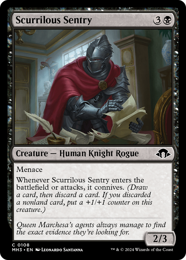 Scurrilous Sentry [Modern Horizons 3] | Dragon's Lair Comics and Fantasy Houston TX