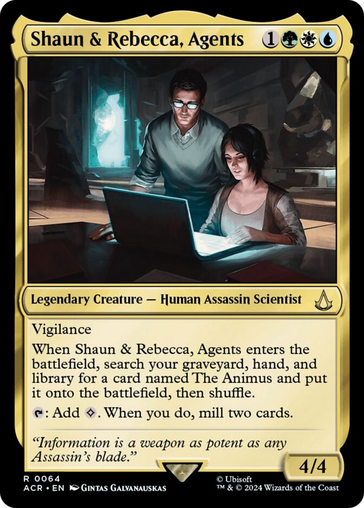 Shaun & Rebecca, Agents [Assassin's Creed] | Dragon's Lair Comics and Fantasy Houston TX