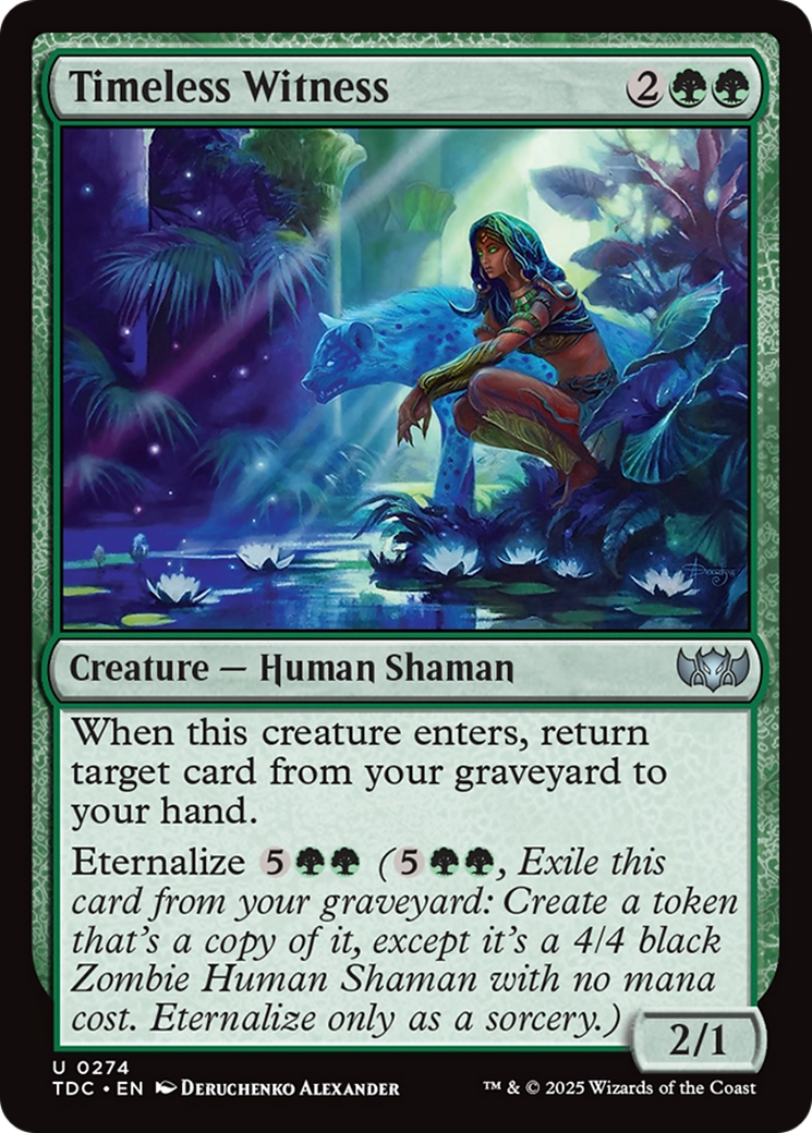 Timeless Witness [Tarkir: Dragonstorm Commander] | Dragon's Lair Comics and Fantasy Houston TX