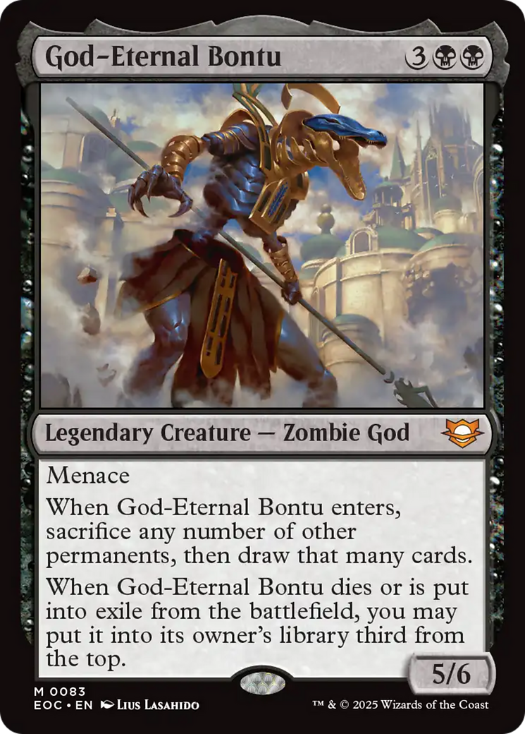 God-Eternal Bontu [Edge of Eternities Commander] | Dragon's Lair Comics and Fantasy Houston TX
