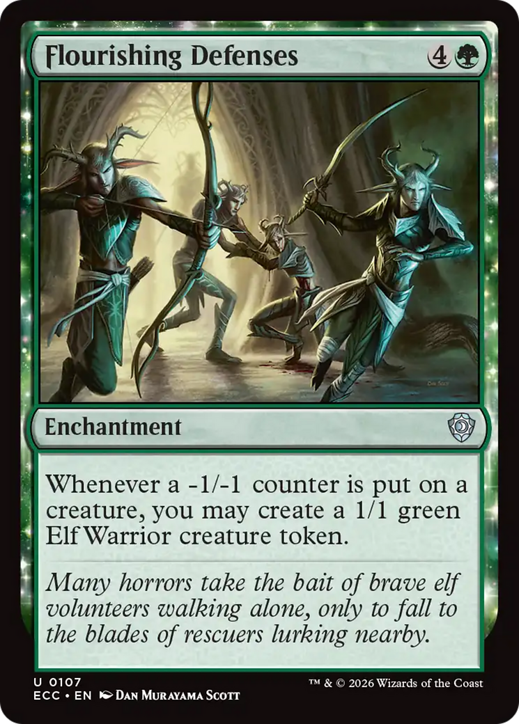 Flourishing Defenses [Lorwyn Eclipsed Commander] | Odin's Place