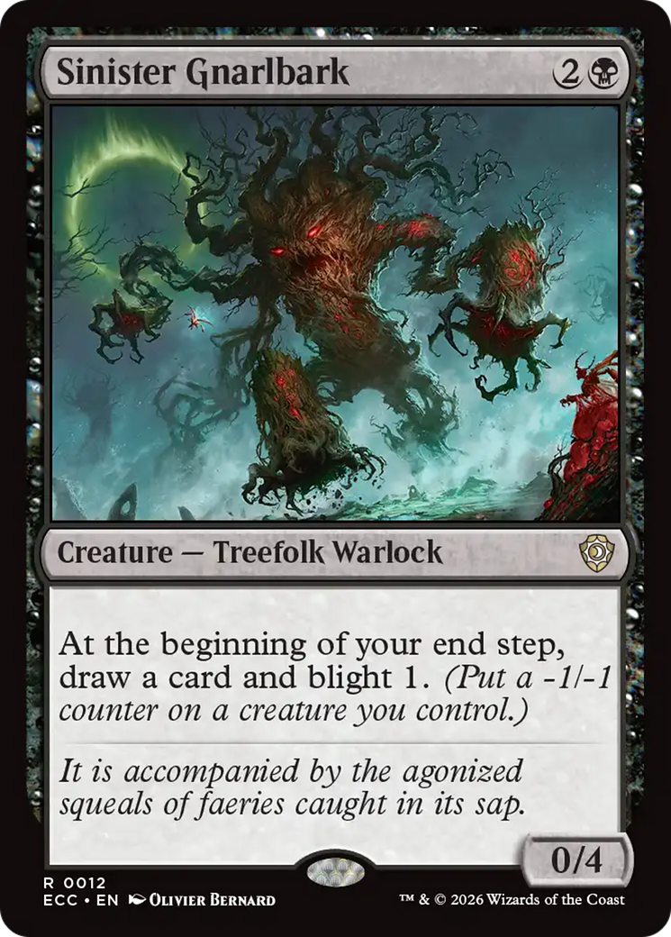Sinister Gnarlbark [Lorwyn Eclipsed Commander] | Odin's Place