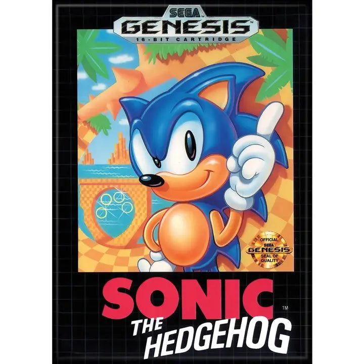 Sonic 16 Bit Cartridge Magnet | Dragon's Lair Comics and Fantasy Houston TX