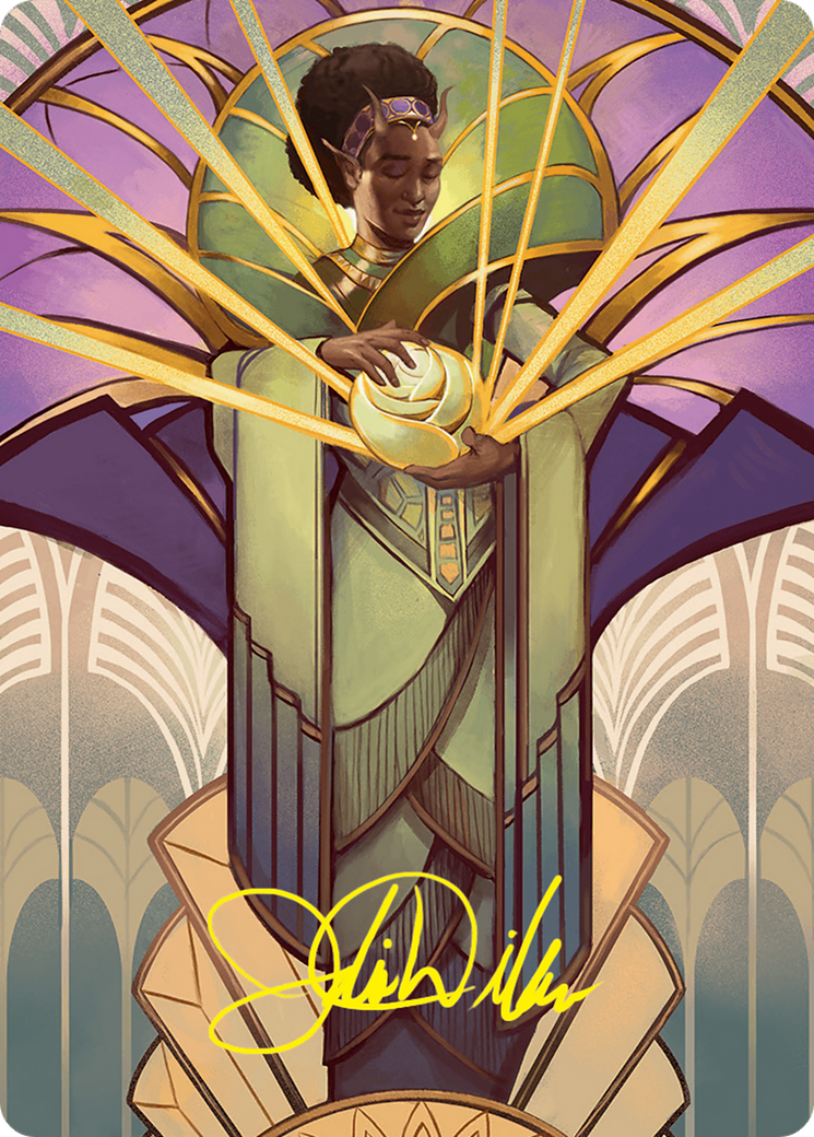 Bloom Tender Art Card (54/54) (Gold-Stamped Signature) [Foundations Art Series] | Dragon's Lair Comics and Fantasy Houston TX