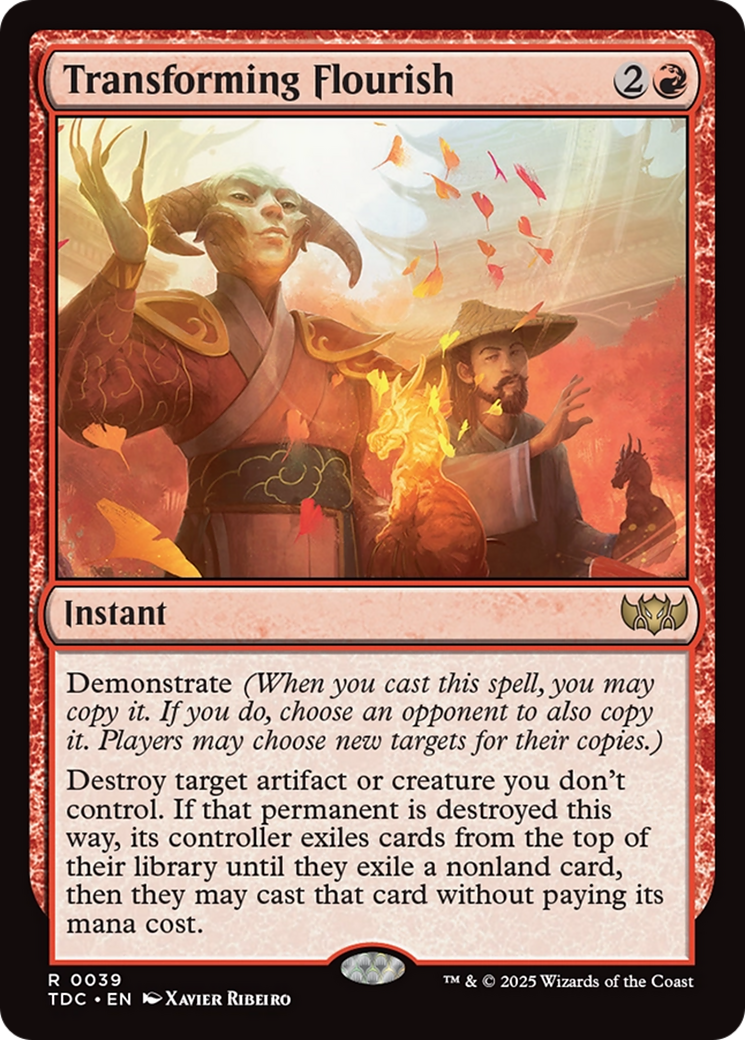 Transforming Flourish [Tarkir: Dragonstorm Commander] | Dragon's Lair Comics and Fantasy Houston TX