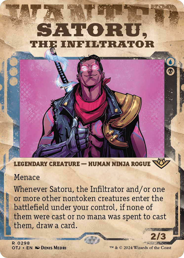 Satoru, the Infiltrator (Showcase) [Outlaws of Thunder Junction] | Dragon's Lair Comics and Fantasy Houston TX