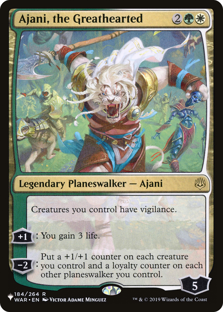 Ajani, the Greathearted [The List] | Dragon's Lair Comics and Fantasy Houston TX