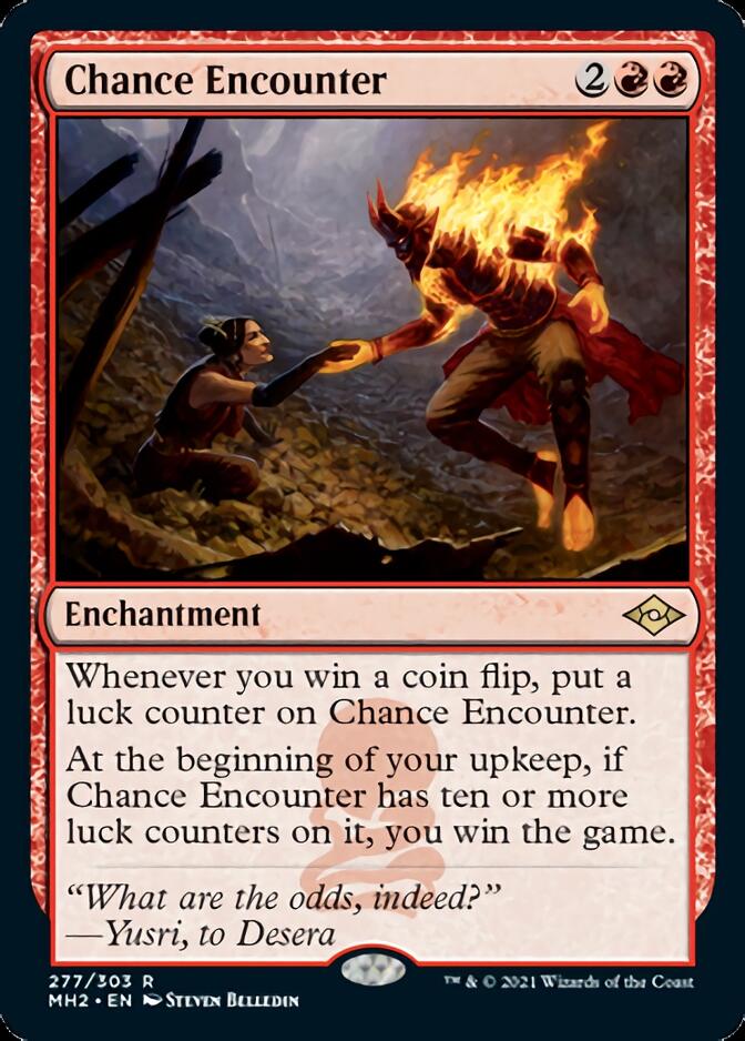 Chance Encounter (Foil Etched) [Modern Horizons 2] | Dragon's Lair Comics and Fantasy Houston TX
