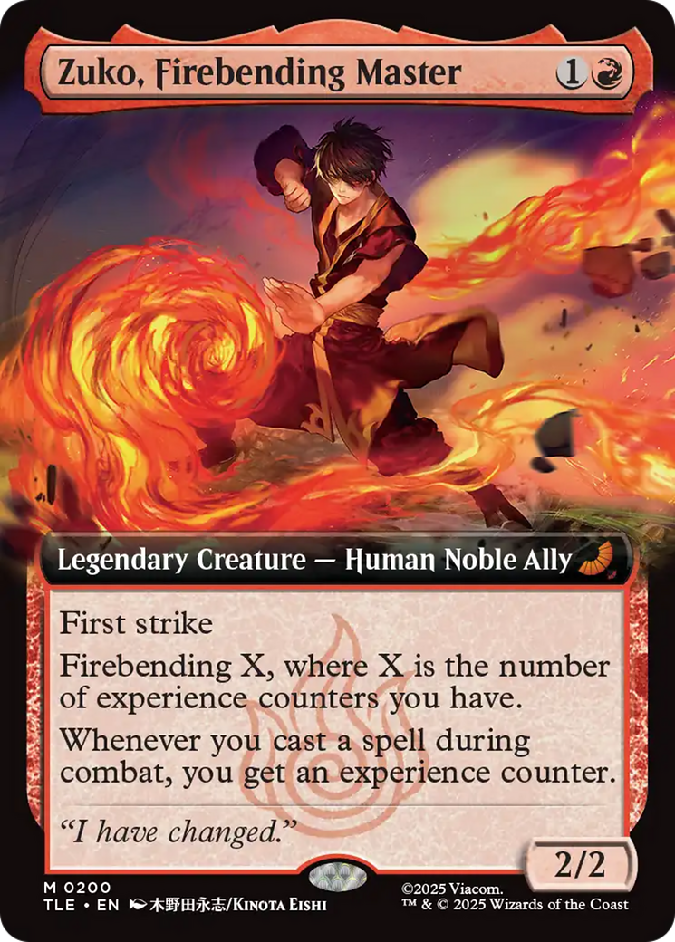 Zuko, Firebending Master (Extended Art) [Avatar: The Last Airbender: Eternal-Legal] | Dragon's Lair Comics and Fantasy Houston TX