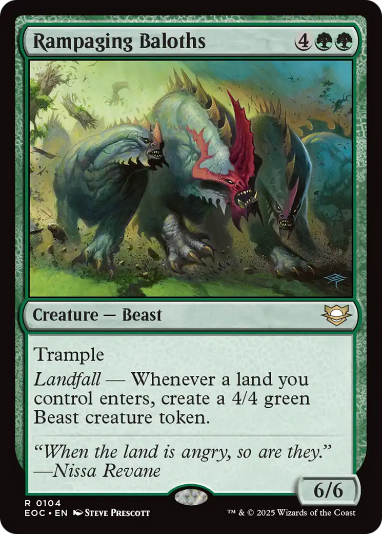 Rampaging Baloths [Edge of Eternities Commander] | Dragon's Lair Comics and Fantasy Houston TX