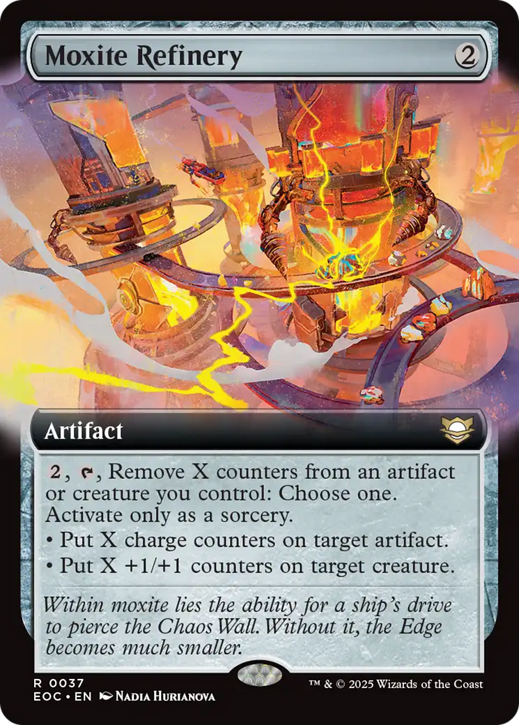 Moxite Refinery (Extended Art) [Edge of Eternities Commander] | Dragon's Lair Comics and Fantasy Houston TX