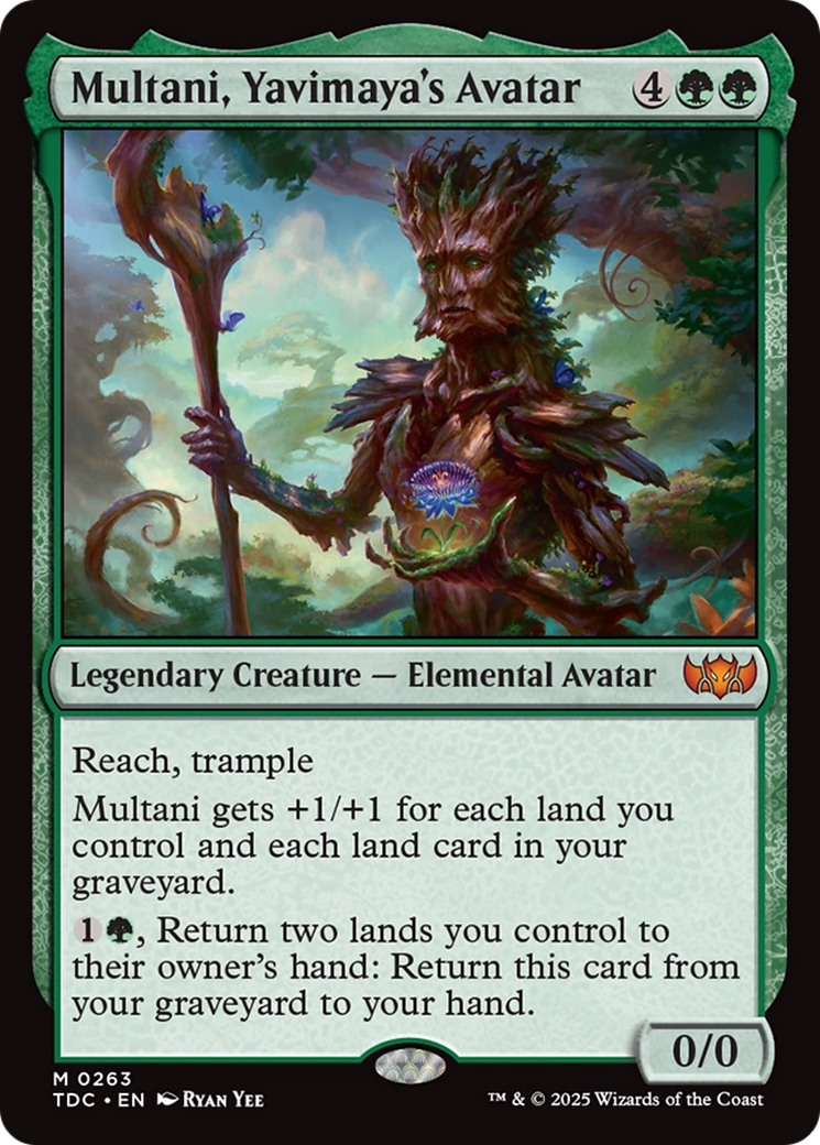 Multani, Yavimaya's Avatar [Tarkir: Dragonstorm Commander] | Dragon's Lair Comics and Fantasy Houston TX