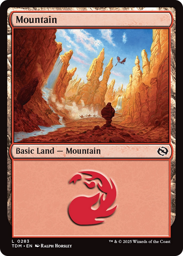 Mountain (0283) [Tarkir: Dragonstorm] | Dragon's Lair Comics and Fantasy Houston TX