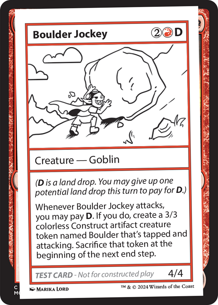 Boulder Jockey [Mystery Booster 2 Playtest Cards] | Dragon's Lair Comics and Fantasy Houston TX
