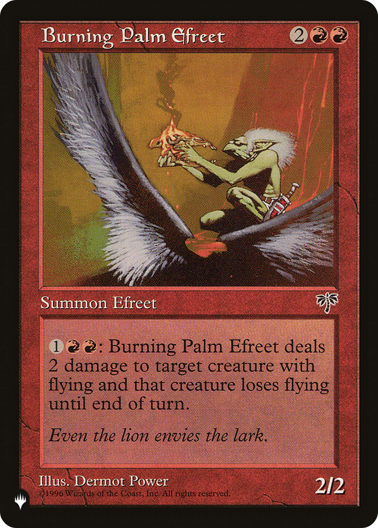Burning Palm Efreet [The List] | Dragon's Lair Comics and Fantasy Houston TX