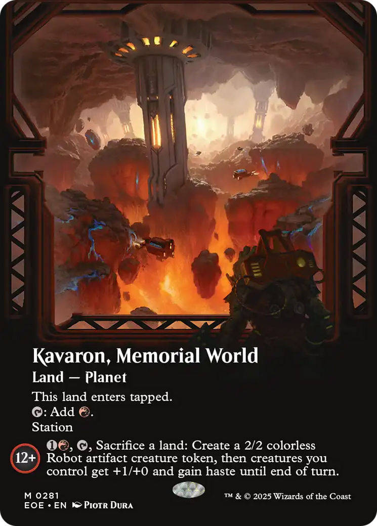 Kavaron, Memorial world (Borderless) [Edge of Eternities] | Dragon's Lair Comics and Fantasy Houston TX