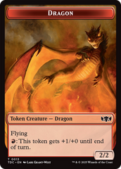 Dragon Egg // Dragon (0013) Double-Sided Token [Tarkir: Dragonstorm Commander Tokens] | Dragon's Lair Comics and Fantasy Houston TX