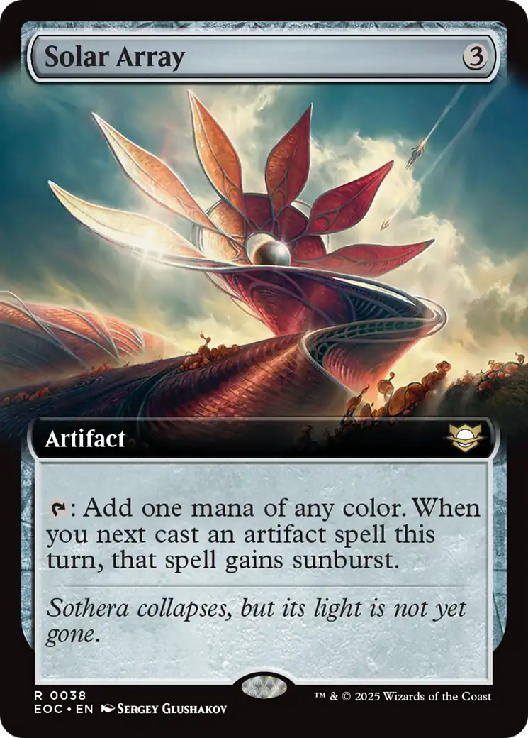 Solar Array (Extended Art) [Edge of Eternities Commander] | Dragon's Lair Comics and Fantasy Houston TX