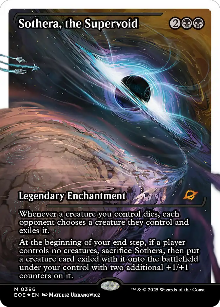Sothera, the Supervoid (Fracture Foil) [Edge of Eternities] | Dragon's Lair Comics and Fantasy Houston TX