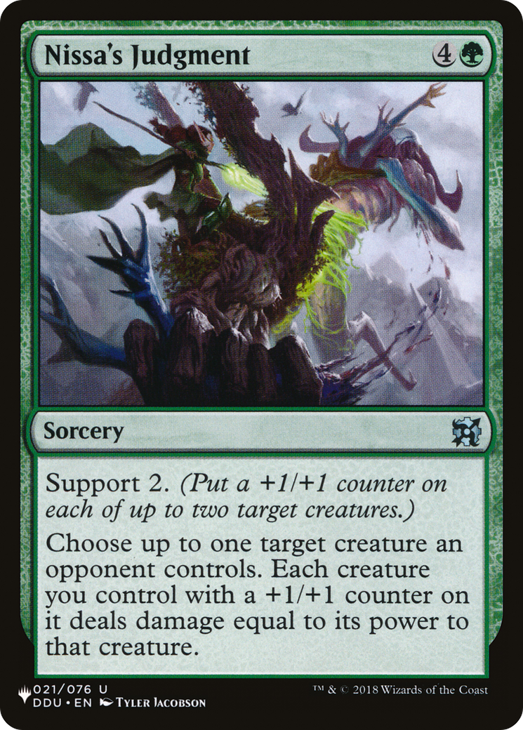 Nissa's Judgment [The List] | Dragon's Lair Comics and Fantasy Houston TX