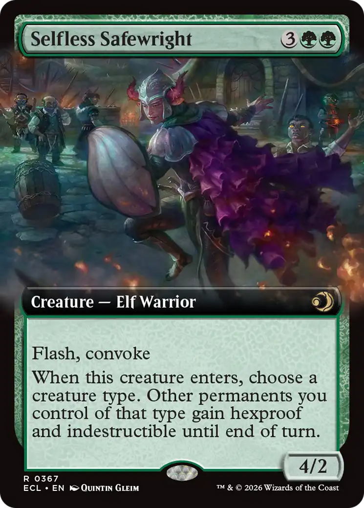 Selfless Safewright (Extended Art) [Lorwyn Eclipsed] | Odin's Place