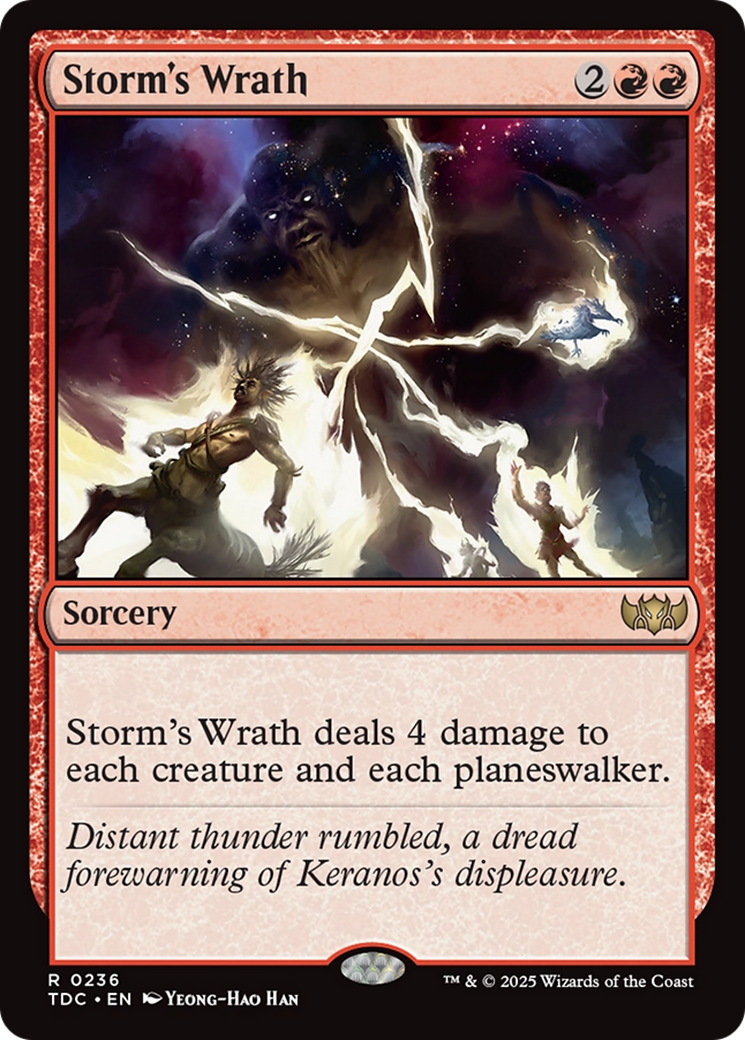 Storm's Wrath [Tarkir: Dragonstorm Commander] | Dragon's Lair Comics and Fantasy Houston TX