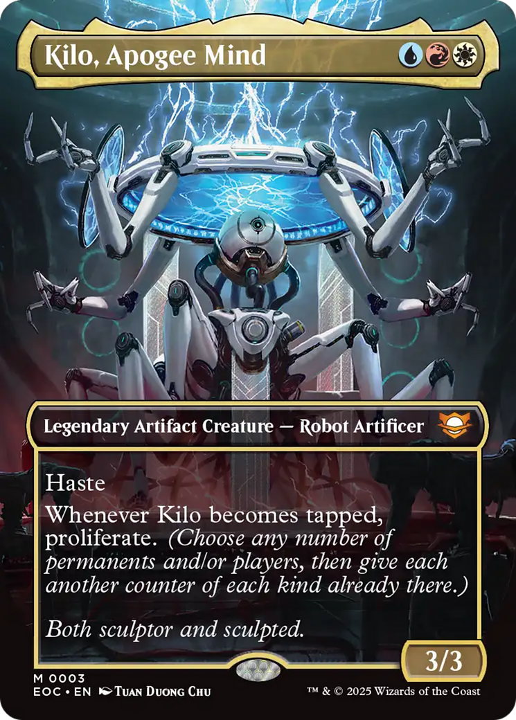 Kilo, Apogee Mind (Borderless) [Edge of Eternities Commander] | Dragon's Lair Comics and Fantasy Houston TX