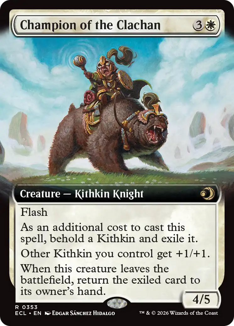 Champion of the Clachan (Extended Art) [Lorwyn Eclipsed] | Odin's Place