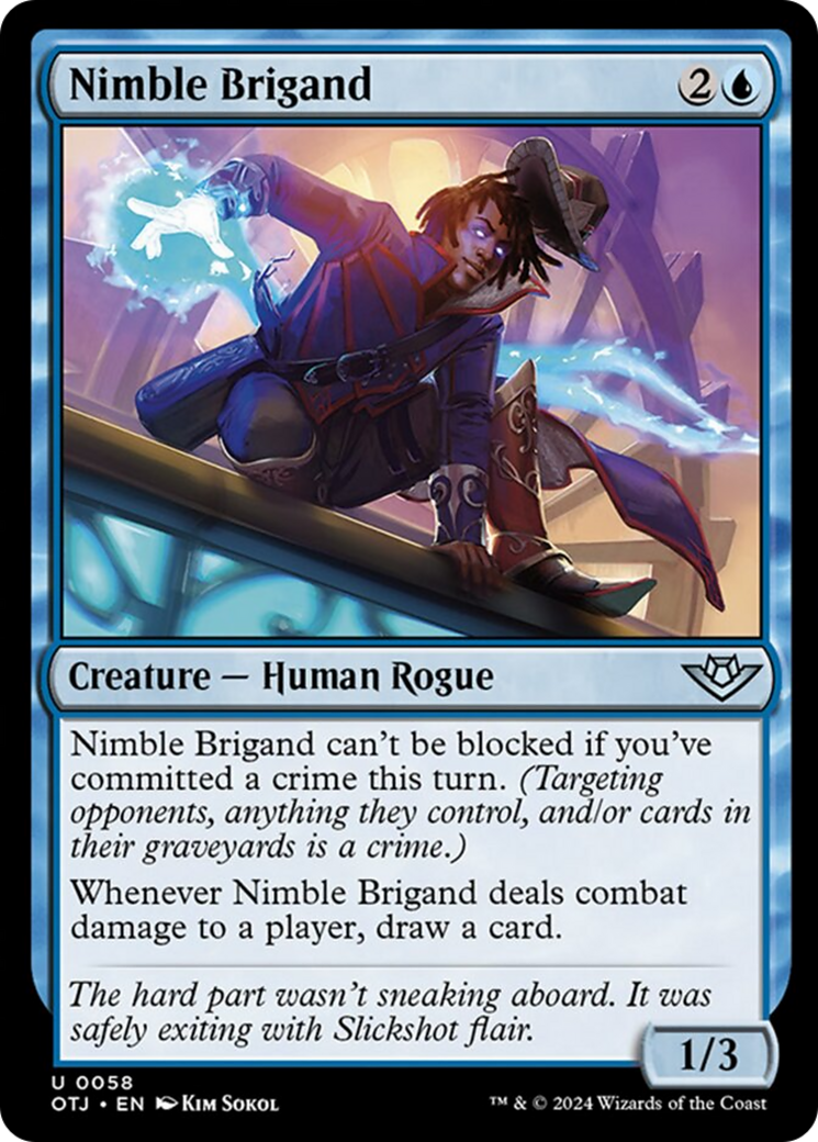 Nimble Brigand [Outlaws of Thunder Junction] | Dragon's Lair Comics and Fantasy Houston TX