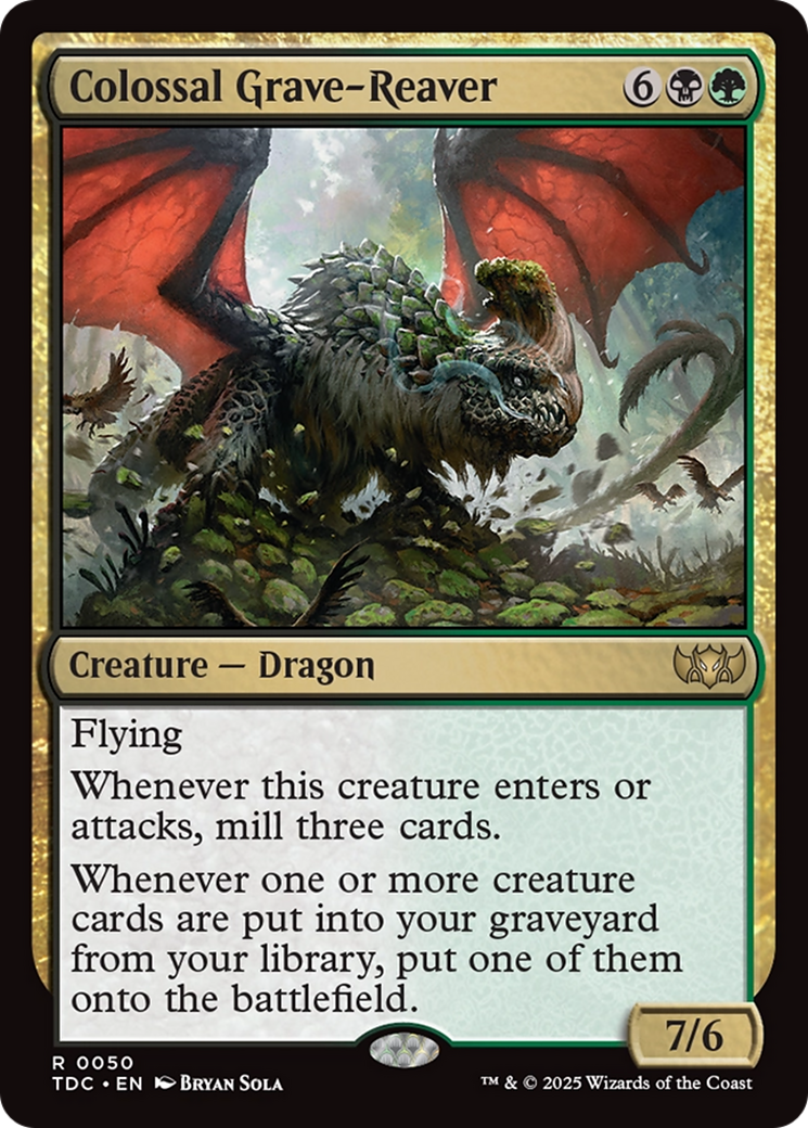 Colossal Grave-Reaver [Tarkir: Dragonstorm Commander] | Dragon's Lair Comics and Fantasy Houston TX