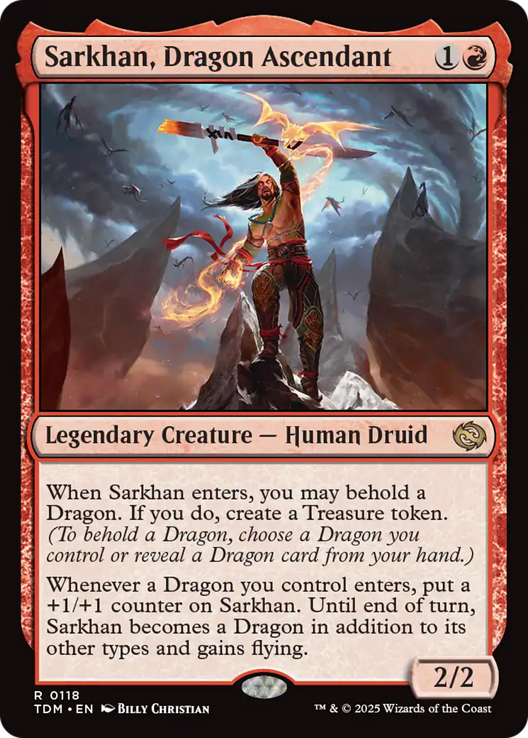 Sarkhan, Dragon Ascendant (118) [Tarkir: Dragonstorm] | Odin's Place