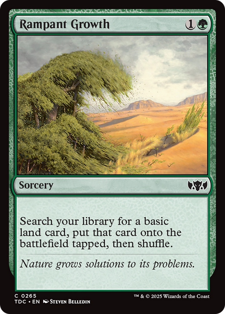 Rampant Growth [Tarkir: Dragonstorm Commander] | Dragon's Lair Comics and Fantasy Houston TX
