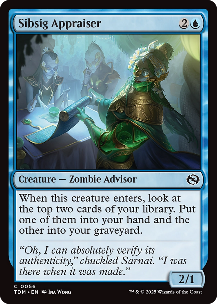 Sibsig Appraiser [Tarkir: Dragonstorm] | Dragon's Lair Comics and Fantasy Houston TX