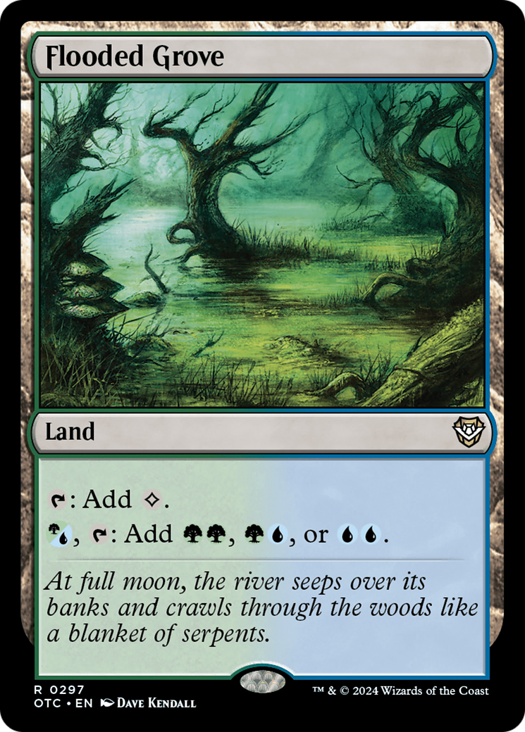 Flooded Grove [Outlaws of Thunder Junction Commander] | Dragon's Lair Comics and Fantasy Houston TX