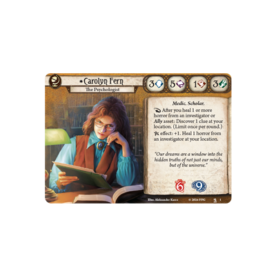 Arkham Horror: The Card Game - Carolyn Fern Investigator Deck | Odin's Place