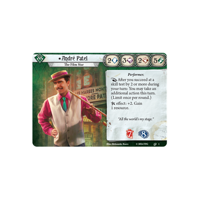 Arkham Horror: The Card Game - André Patel Investigator Deck | Odin's Place